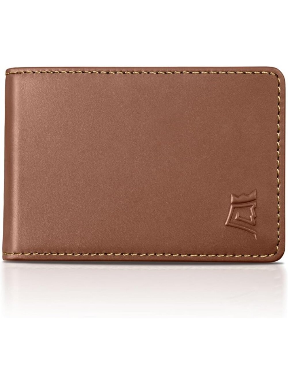 Men's RFID Blocking Wallet, Cash Pocket, Stylish Bourbon Color, Slim Design
